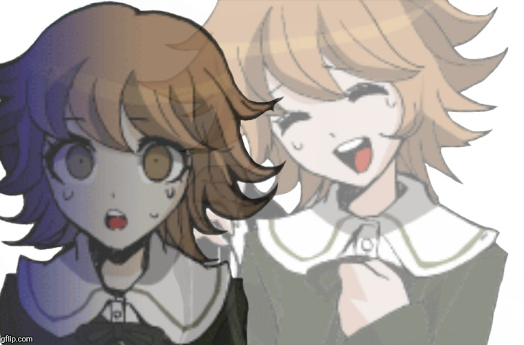 High Quality Chihiro laughs before realizing Blank Meme Template