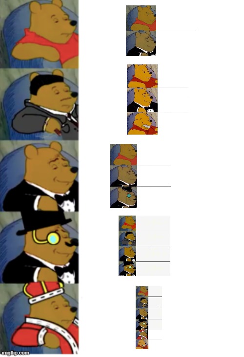ultimate fancy pooh | image tagged in ultimate fancy pooh | made w/ Imgflip meme maker