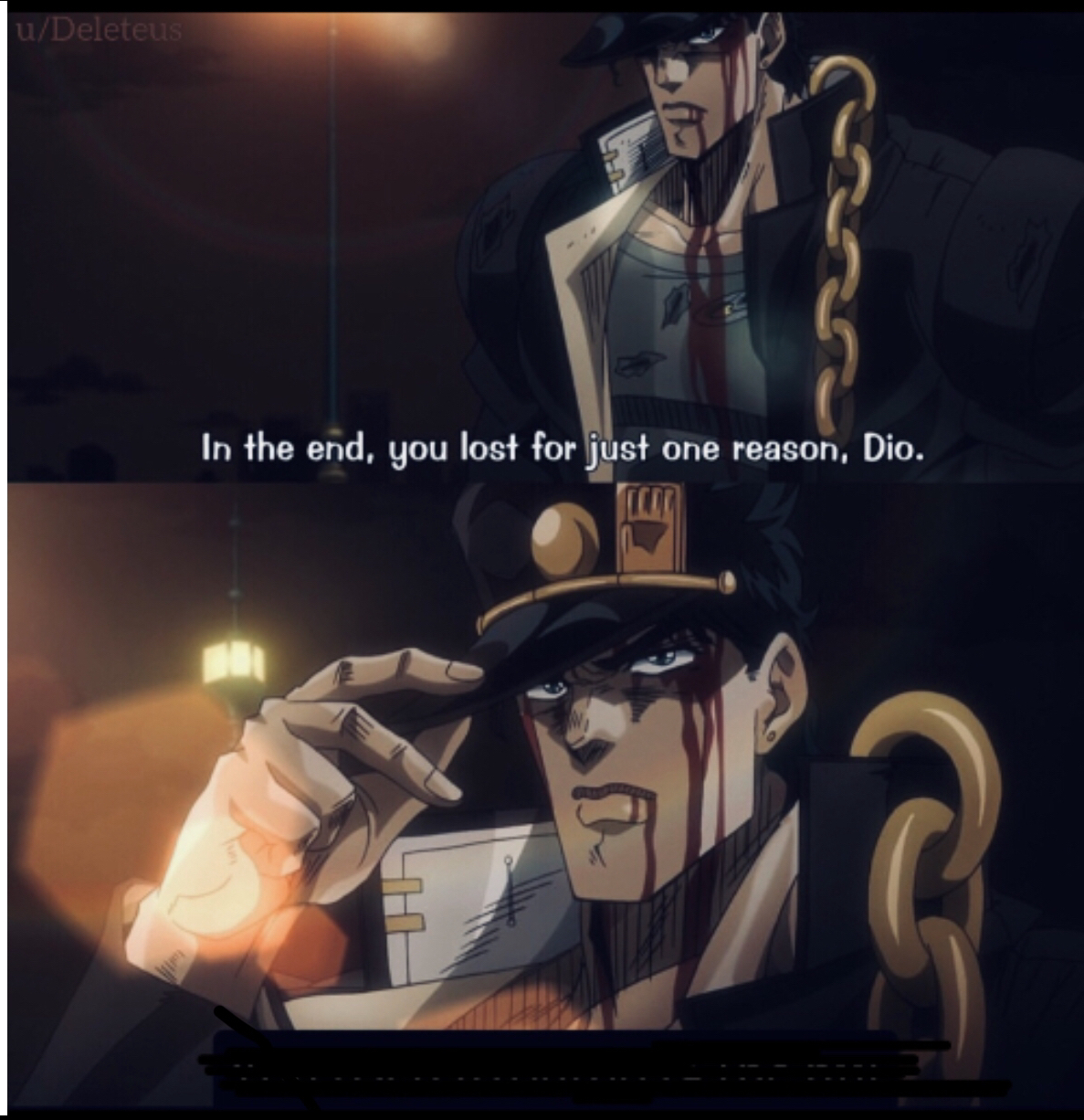 High Quality The reason Dio lost Blank Meme Template