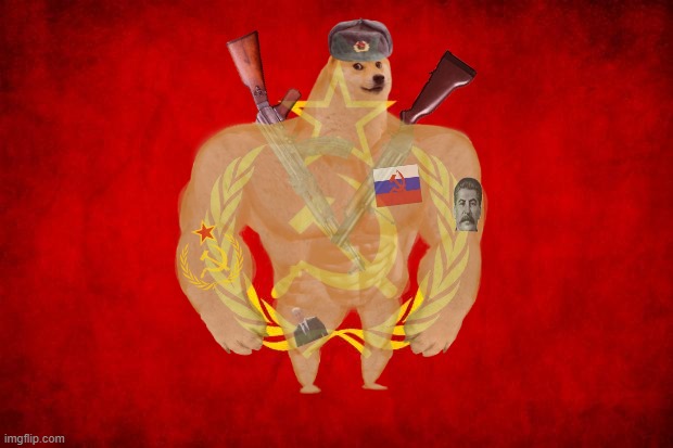 blyat doge forever!!! | image tagged in in soviet russia | made w/ Imgflip meme maker
