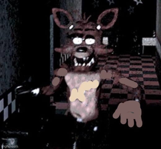 Foxy running | image tagged in foxy running | made w/ Imgflip meme maker