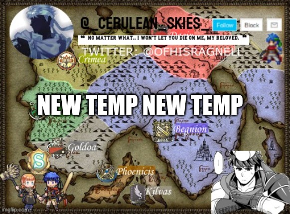 New temp new temp | NEW TEMP NEW TEMP | image tagged in novaa's template 4 | made w/ Imgflip meme maker