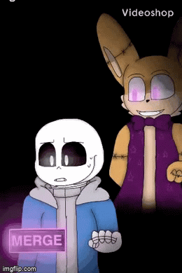The real gif for glitchtrap!sans - Imgflip