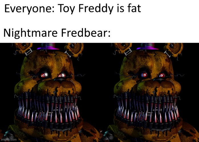 NIGHTMARE FREDBEAR Diagram