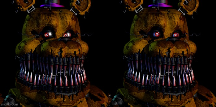 nightmare fredbear guilty Blank Template - Imgflip