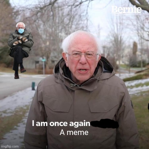 I would love to be a meme | A meme | image tagged in memes,bernie i am once again asking for your support | made w/ Imgflip meme maker