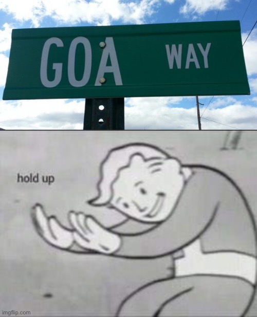 Go away lol | image tagged in fallout hold up,funny,memes,stupid signs,ironic,you had one job just the one | made w/ Imgflip meme maker