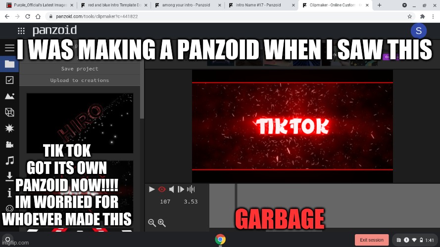 wow im worried look at tags | I WAS MAKING A PANZOID WHEN I SAW THIS; TIK TOK GOT ITS OWN PANZOID NOW!!!! IM WORRIED FOR WHOEVER MADE THIS; GARBAGE | image tagged in weird,never gonna give you up,never gonna let you down,never gonna run around,and desert you,lolz | made w/ Imgflip meme maker