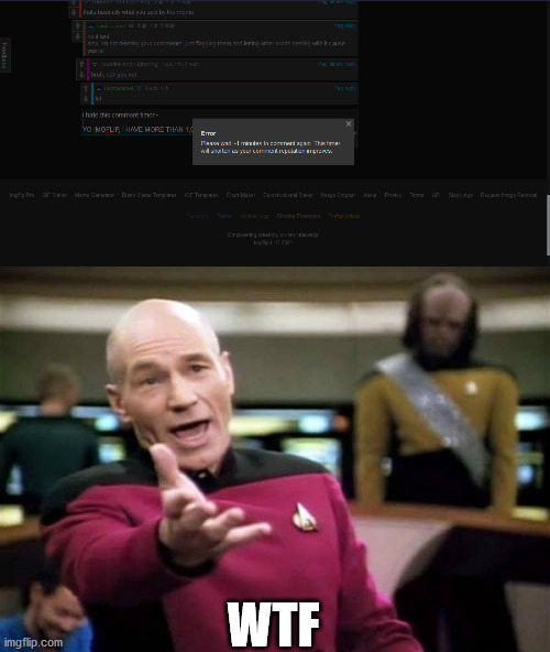 Better picture of it in comments | WTF | image tagged in memes,picard wtf | made w/ Imgflip meme maker