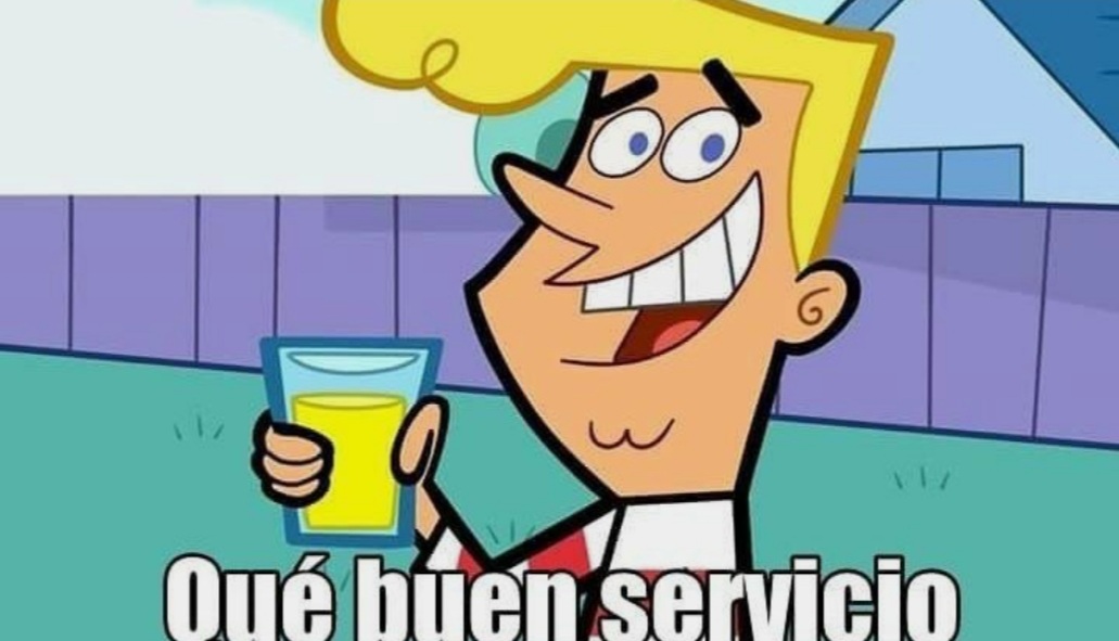 Que buen servicio Blank Meme Template