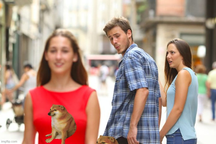 Distracted Boyfriend | image tagged in memes,distracted boyfriend | made w/ Imgflip meme maker