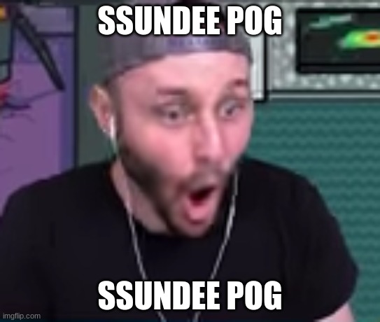 Ssundee POG | SSUNDEE POG; SSUNDEE POG | image tagged in ssundee,among us,funny | made w/ Imgflip meme maker