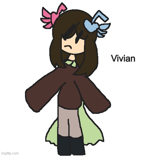 Heres the human Oc- | Vivian | made w/ Imgflip meme maker