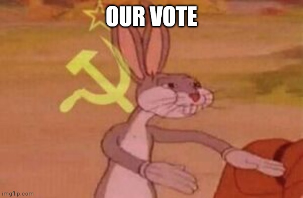 our | OUR VOTE | image tagged in our | made w/ Imgflip meme maker