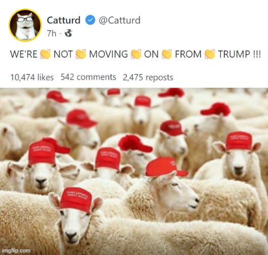Ight then, suit yourselves | image tagged in gab trump,trump sheeple | made w/ Imgflip meme maker