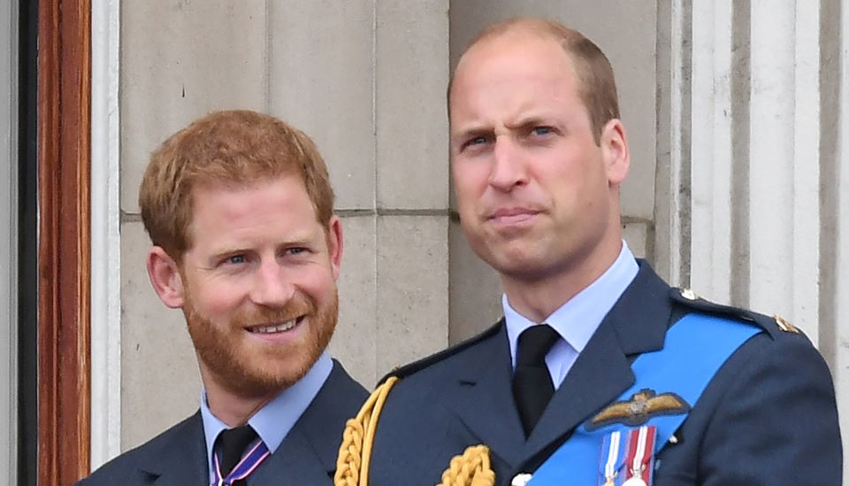 Harry and William Blank Meme Template