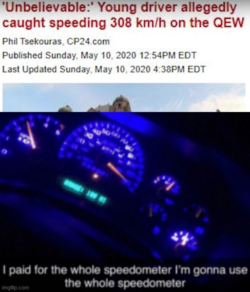 Made in Canada | image tagged in i paid for the whole speedometer | made w/ Imgflip meme maker