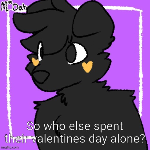 I can't be the only one... right? | So who else spent their valentines day alone? | image tagged in valentines day,alone,home alone,owo | made w/ Imgflip meme maker