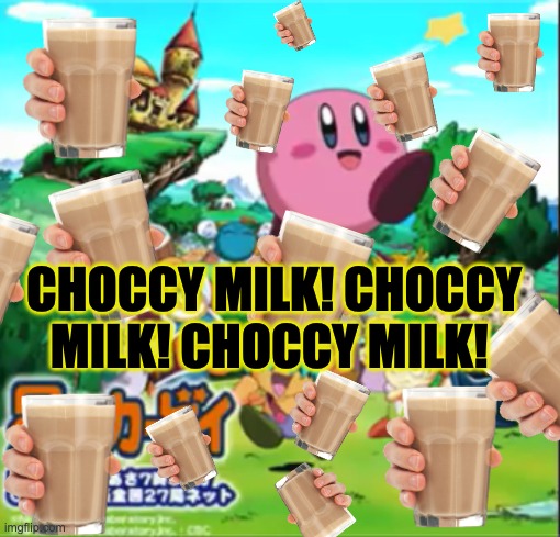made with mematic; choccy bar; please donate 5 robux to kirby for
