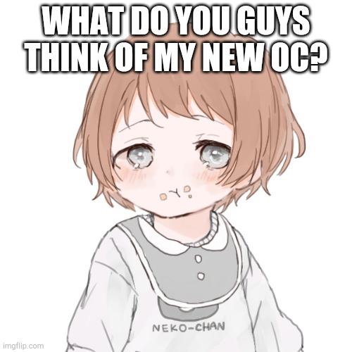 E | WHAT DO YOU GUYS THINK OF MY NEW OC? | made w/ Imgflip meme maker