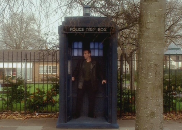 Ninth Doctor Regular Police Box Blank Meme Template