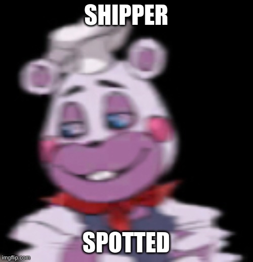Pizza hellpy | SHIPPER SPOTTED | image tagged in pizza hellpy | made w/ Imgflip meme maker