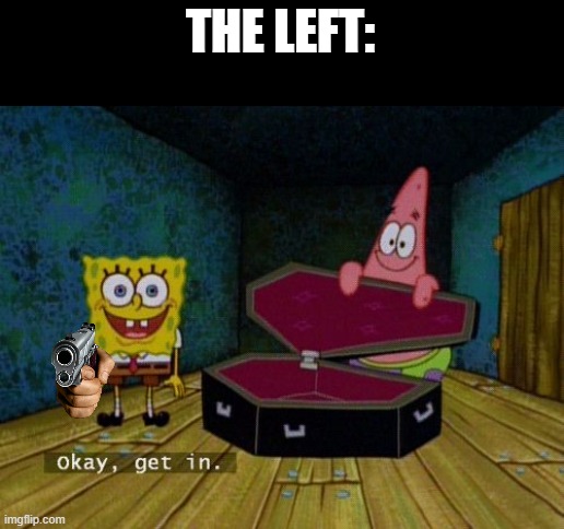 Okay Get In | THE LEFT: | image tagged in okay get in | made w/ Imgflip meme maker