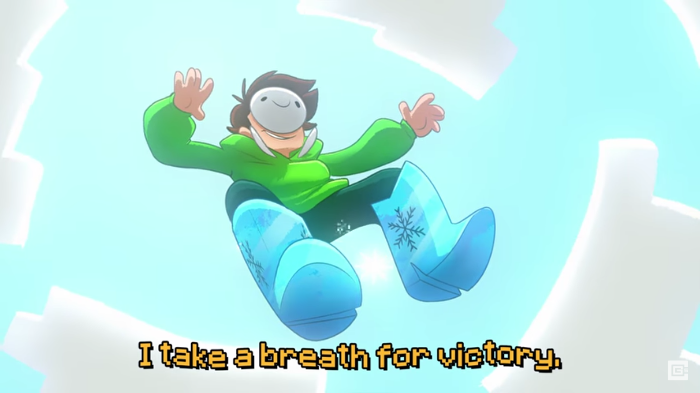 High Quality I take a breath for victory Blank Meme Template