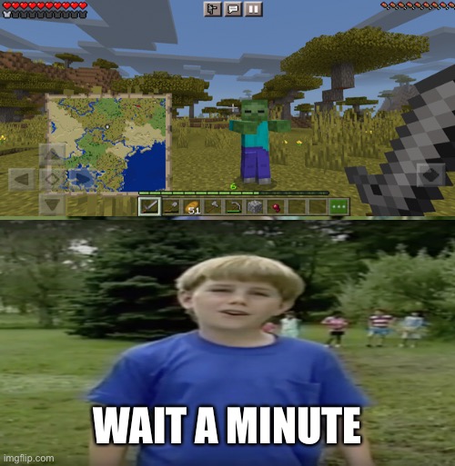 Wait what |  WAIT A MINUTE | image tagged in sus | made w/ Imgflip meme maker