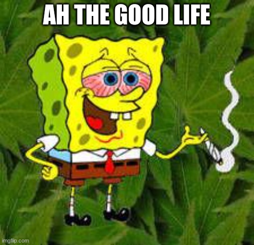 Weed | AH THE GOOD LIFE | image tagged in weed | made w/ Imgflip meme maker