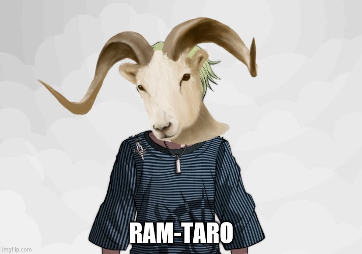 Had this idea for far too long | RAM-TARO | image tagged in danganronpa | made w/ Imgflip meme maker