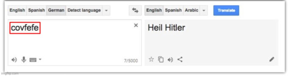 Google loves Hitler! | image tagged in covfefe hitler | made w/ Imgflip meme maker
