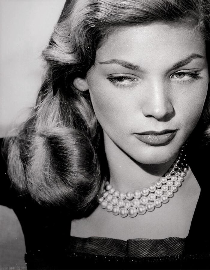 High Quality Lauren Bacall the look Blank Meme Template