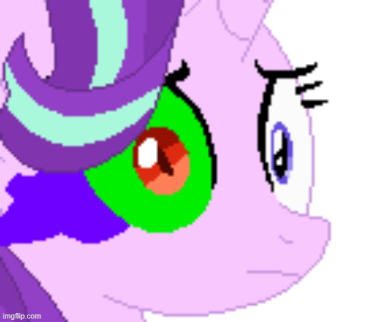 uh oh | image tagged in my little pony,starlight glimmer,bruh | made w/ Imgflip meme maker