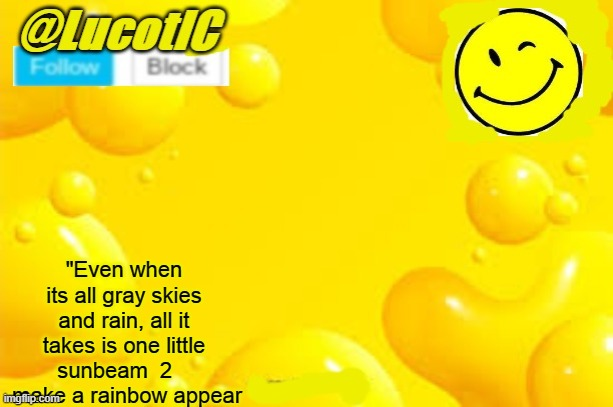 LucotIC announcment template 2# Blank Meme Template