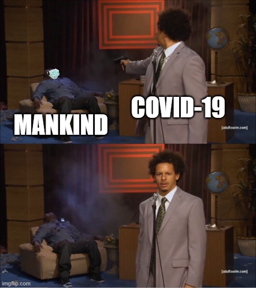 Who Killed Hannibal | COVID-19; MANKIND | image tagged in memes,who killed hannibal | made w/ Imgflip meme maker