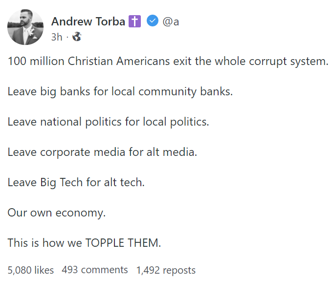 Gab Andrew Torba Blank Meme Template