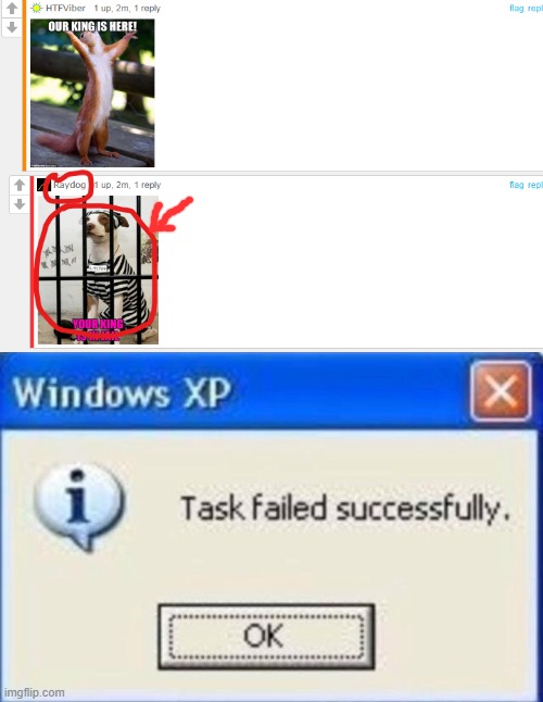 isn't that raydog in the picture? | image tagged in task failed successfully,raydog,jail | made w/ Imgflip meme maker