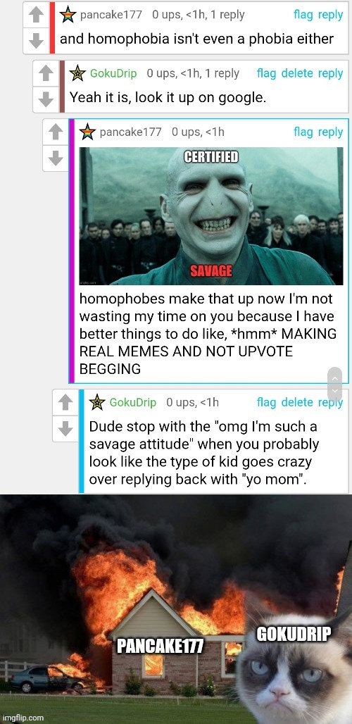 Homophobic kid rekt | image tagged in rare insults | made w/ Imgflip meme maker