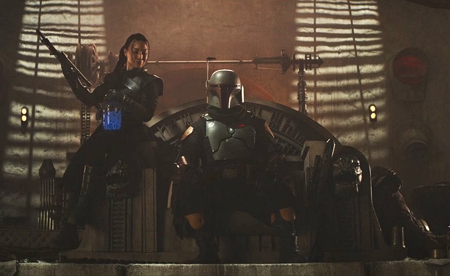 Boba Fett Mandalorian throne Blank Meme Template