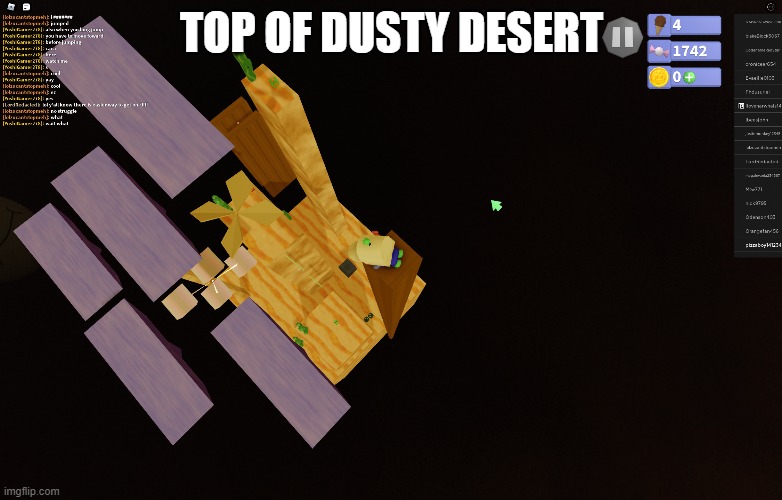 TOP OF DUSTY DESERT | made w/ Imgflip meme maker