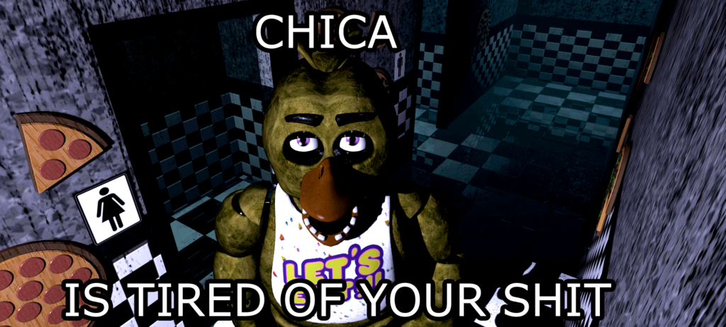 High Quality Chica Blank Meme Template