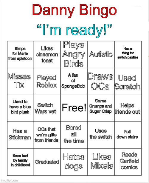 Random Roblox Bingo Card