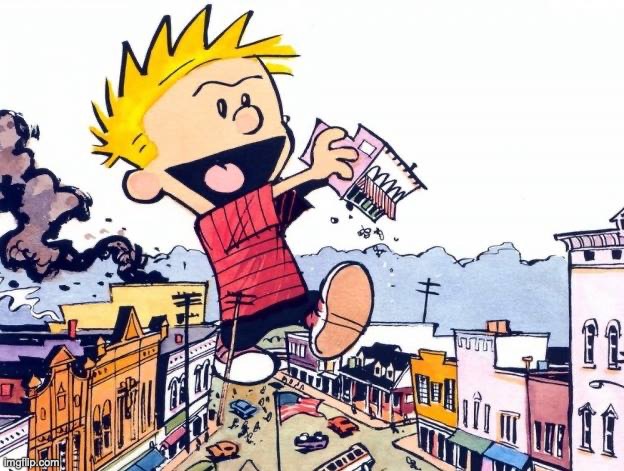 Face reveal | image tagged in memes,calvin and hobbes,me irl | made w/ Imgflip meme maker