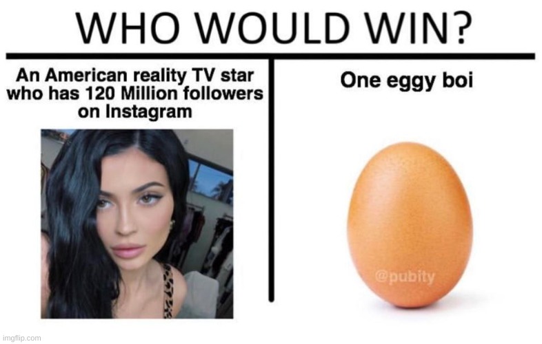 eggy boi vs celebrity | image tagged in egg,boi,vs,celebrity | made w/ Imgflip meme maker