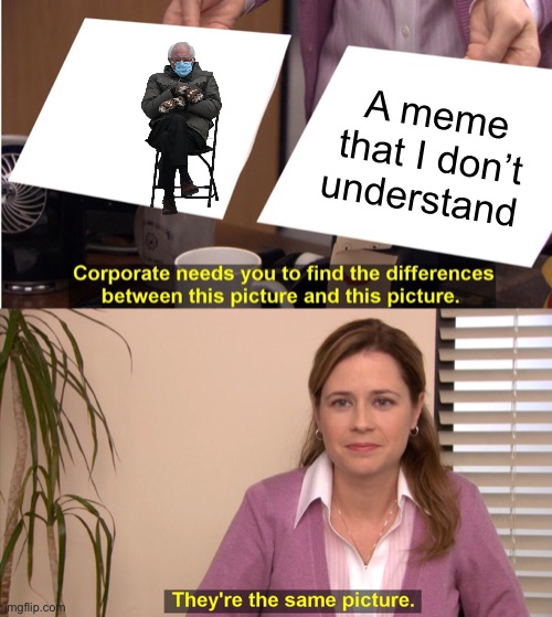 Idk | A meme that I don’t understand | image tagged in memes,they're the same picture | made w/ Imgflip meme maker