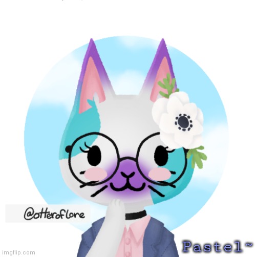 Pastel is a Snooty cat villager. Aspires to be an artist | Pastel~ | made w/ Imgflip meme maker