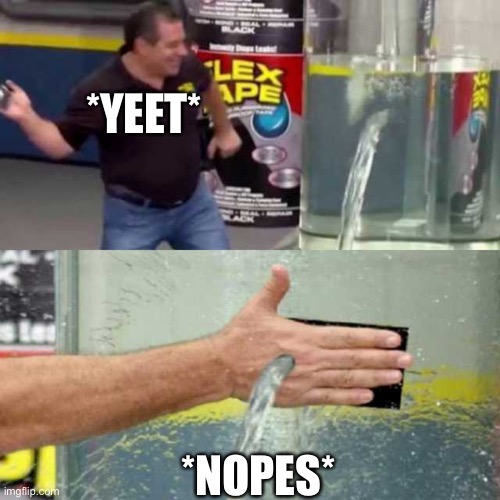 Y u no | *YEET*; *NOPES* | image tagged in bad counter | made w/ Imgflip meme maker