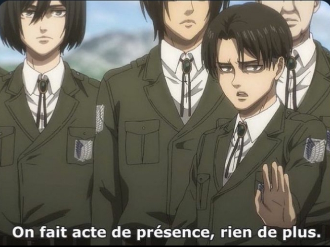 SNK Livai stop Blank Meme Template