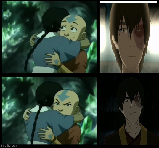 image tagged in distrustful aang | made w/ Imgflip meme maker